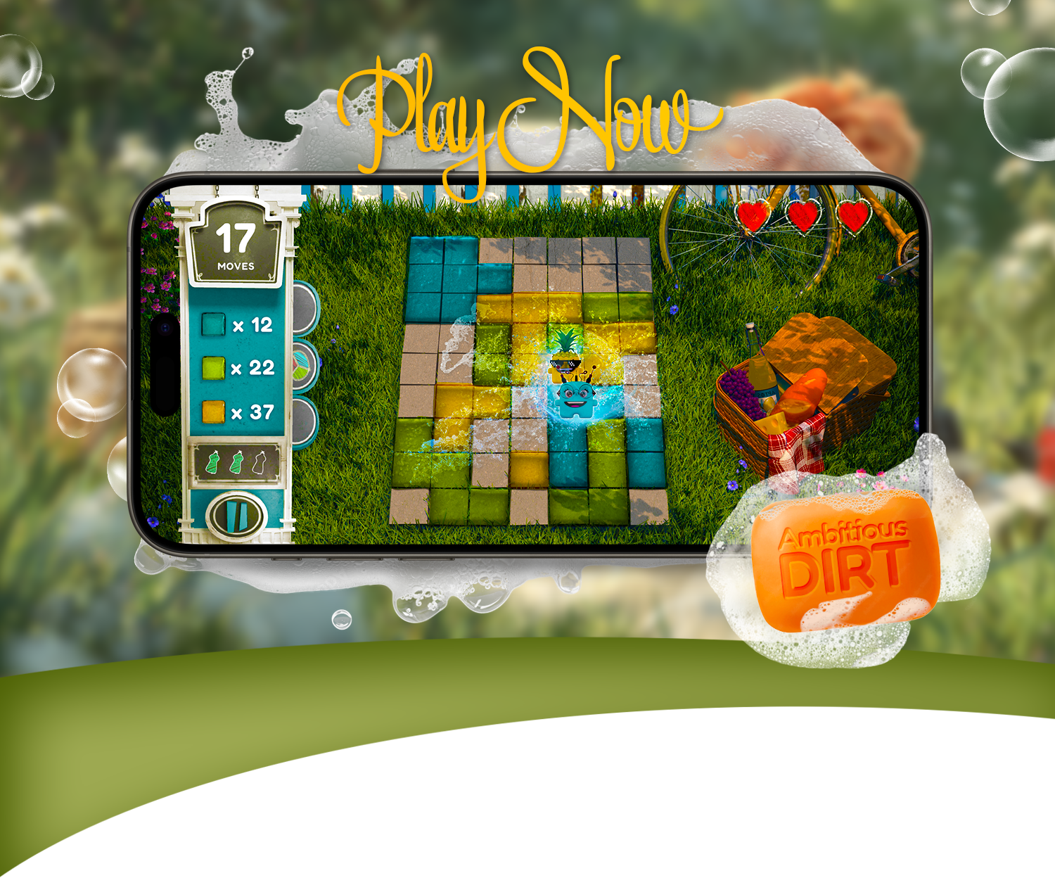 Ambitious Dirt iPhone gameplay